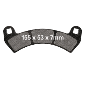 EBC R FA680 Bremsbeläge Sintermetall für Polaris RZR 925 XP TURBO EPS