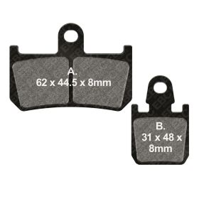 EBC Racing Brake Pads GPFAX 442/4HH Sintered Compound for Yamaha