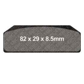Plaquettes de frein EBC Racing GPFAX 611HH en composé fritté pour BMW HP4 1000 RACE