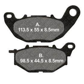 EBC GPFAX 663HH Rennbremsbeläge Sinterverbindung für Yamaha