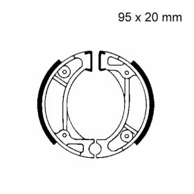 EBC Bremsbeläge mit Federn H333 D.95mm