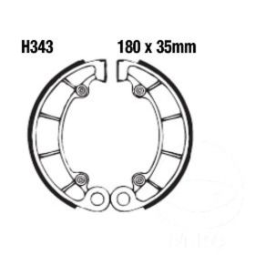 EBC Bremsbeläge mit Federn H343G D.180mm für Honda