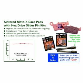 EBC MX-S 346 Brake Pads Sintered Compound