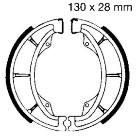 EBC Bremsbeläge mit Federn S602 D.130mm