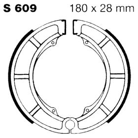 BREMSBACKEN EBC S609