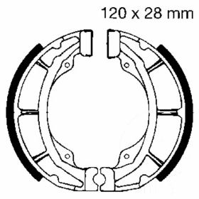 EBC Bremsbeläge S617 D.120mm für Suzuki TS