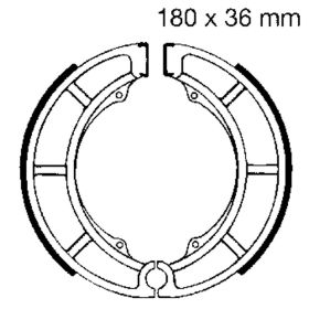 EBC Bremsbeläge mit Federn S626 D.180mm