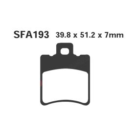 PLAQUETTES FREIN MOTO EBC SFA193HH
