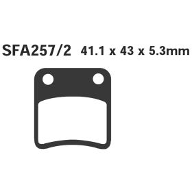 PLAQUETTES FREIN MOTO EBC SFA257/2