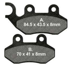 EBC HH SFA264 Bremsbeläge aus gesintertem Material