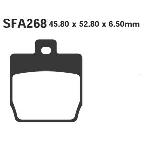 EBC SFA268 MOTORCYCLE BRAKE PADS
