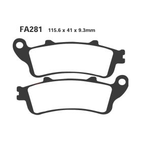EBC SFA281HH MOTORCYCLE BRAKE PADS
