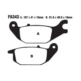 MOTORRAD BREMSBELäGE EBC SFA343