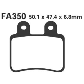 COPPIA PASTIGLIE EBC SFA SFA350
