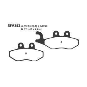 PLAQUETTES FREIN MOTO EBC SFA353