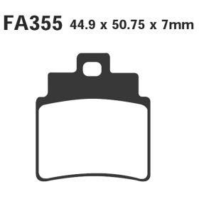 PLAQUETTES FREIN MOTO EBC SFA355/4