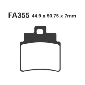 PLAQUETTES FREIN MOTO EBC SFA355HH