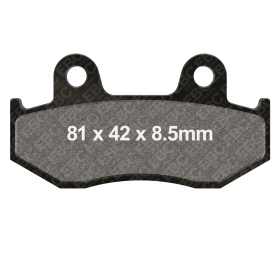 Pastiglie freno EBC HH SFA411 mescola sinterizzata per Suzuki AN