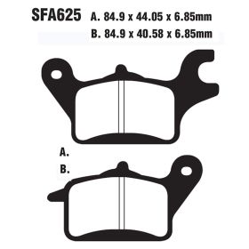 MOTORRAD BREMSBELäGE EBC SFA625