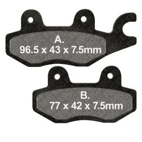 EBC SFA635 Bremsbeläge für Peugeot VOX 110