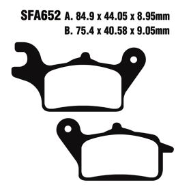 MOTORRAD BREMSBELäGE EBC SFA652