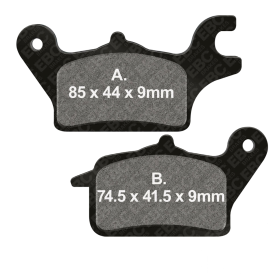 EBC SFA655 brake pads for Yamaha