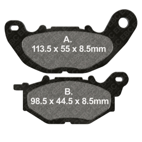 Plaquettes de frein EBC SFA705 pour Yamaha