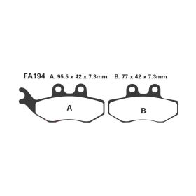 PLAQUETTES FREIN MOTO EBC SFAC194