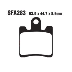 PLAQUETTES FREIN MOTO EBC SFAC283/4
