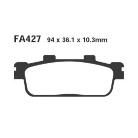 PLAQUETTES FREIN MOTO EBC SFAC427