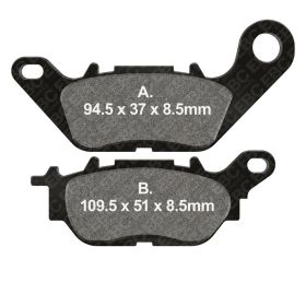 Plaquettes de frein EBC SFAC464 en composé de carbone
