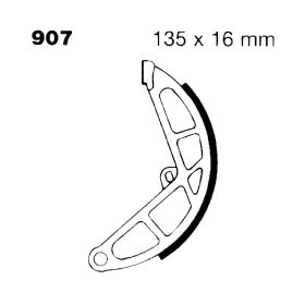 BREMSBACKEN EBC V907