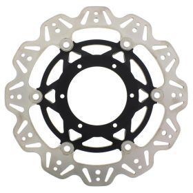 EBC VEE VR1141BLK Disque de Frein Flottant Avant D.296mm 6 Boulons pour Honda
