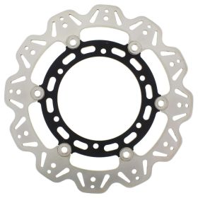 EBC VEE VR2074BLK Floating Brake Disc Front D.298mm 6 Bolts for Yamaha