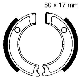 EBC Bremsbacken mit Federn Y501 D.80mm für Yamaha CA
