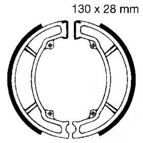 EBC Bremsbeläge mit Federn Y506 D.130mm