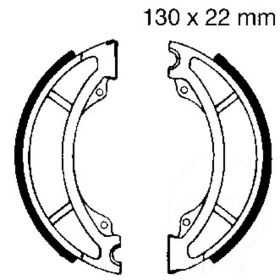 EBC Bremsbeläge mit Y508 Federn D.130mm für Yamaha