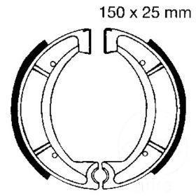 EBC Bremsbeläge mit Y510 Federn D.150mm für Yamaha
