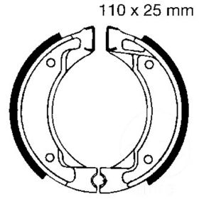 EBC Bremsbeläge mit Federn Y518 D.110mm