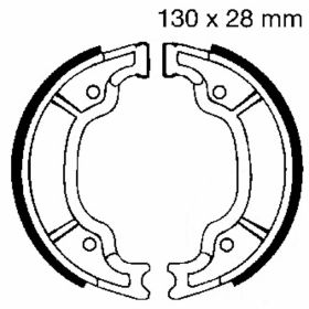 EBC Bremsbacken mit Federn Y527 D.130mm