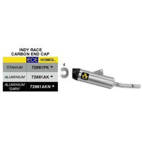 ARROW Indy Race Slip-On Auspuffanlage Aluminium mit Carbon-Endkappe für Yamaha Teneré 700