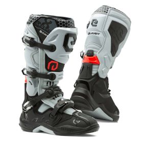Bottes moto tout-terrain ELEVEIT X LEGEND EVO gris / noir transpirantes