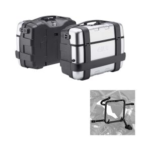GIVI TRK33 Side cases kit anodized for HONDA CRF1000L Africa Twin / Adventure