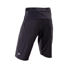 Pantaloncini MTB LEATT Trail 2.0 nero slim tessuto elasticizzato 4 direzioni