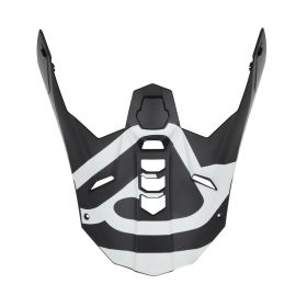 ACERBIS Black/White Visor for AIRSTRIKE-C Helmet