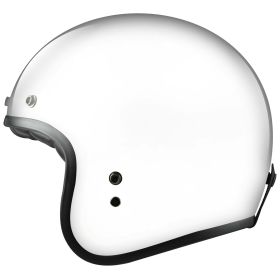 Casco Jet Cafe Racer MPH H-EASY Solid Bianco Lucido