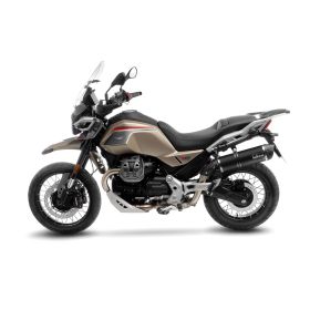 Silencieux Slip-On LeoVince LV One Evo Black pour MOTO GUZZI V85 TT
