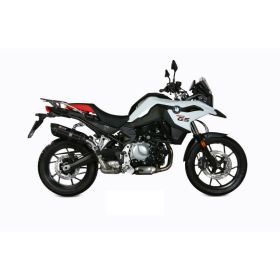 MIVV Slip-On Schwarz Auspuff Geräuschgenehmigt für BMW F 750 GS