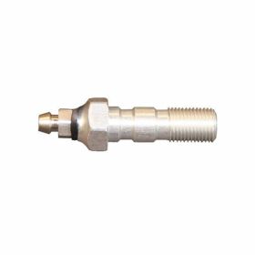Bullone banjo MATTHIES doppio M10x1 alluminio argento con raccordo di spurgo