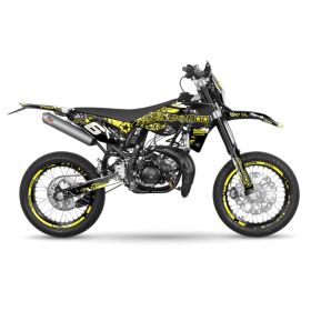 Kit grafiche Stage6 giallo/nero per Sherco Sm-r 50 dopo il 2018